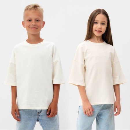 T -shirt Children's Minaku Milk color, height 104 cm