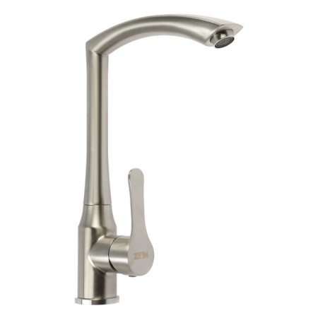 Kitchen mixer Zein Z3734, single -leaf, pour height 27 cm, satin-3