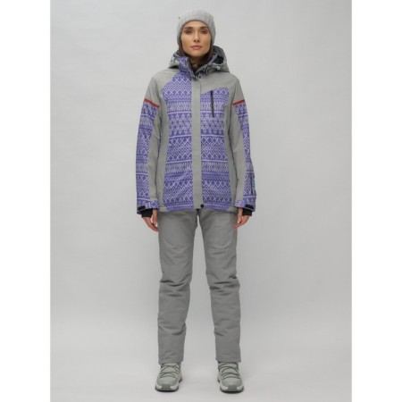 Ski jacket women's, size 52, purple color-10