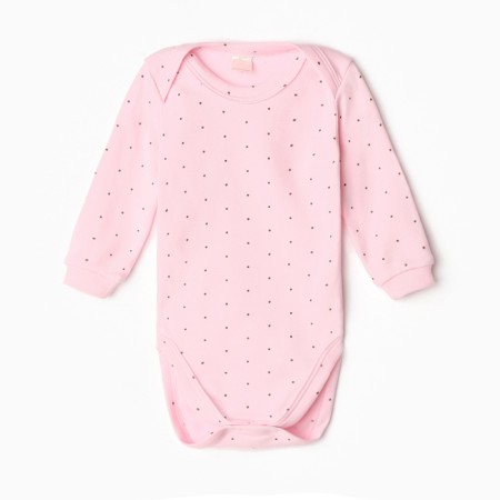 Body baby, pink color/peas, height 68 cm