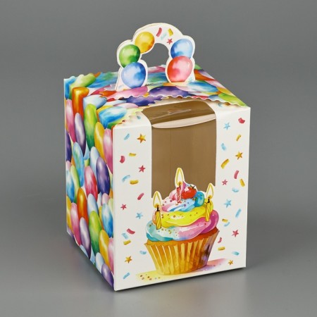 Box the team "Happy Birthday" 9 x 11 x 9 cm-2