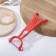 Bilateral “Scrub” vegetable cleaning, 18 cm, red color