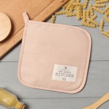 Прихватка Этель"Kitchen" цв.бежевый, 19х19 саржа,100% х/л
