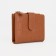 Women's wallet on the button, redhead color