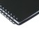 Notebook 60 sheets, in a cage, on a crest, basy, plastic cover, black