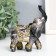 Polystone souvenir "Seven Knights Elephants" H-11.2; 10.5; 9.5; 8.5; 7.5; 6.5; 5.5 cm