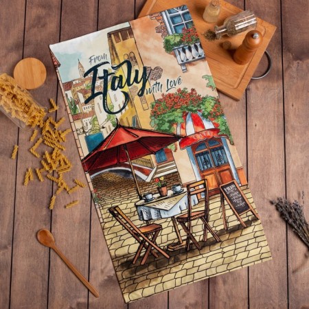 Towel "Ethel: Italy" 40x73 cm, 100% cotton, sarzha 190 g/m²