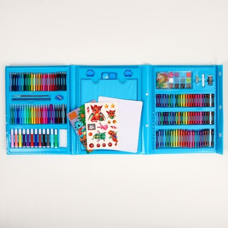 Set for creativity "Dragon and his friends" with easel, 208 items-1