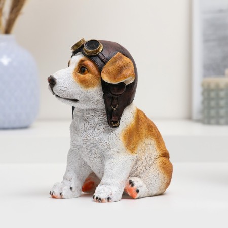 Figure "Puppy - Aviator" 14x10x16cm-1