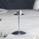 Bob Climber Metal for one candle, 7.4x12 cm, chrome
