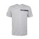 President T -shirt, size m, color gray