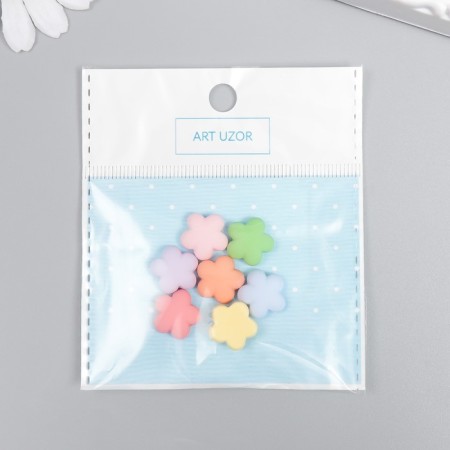 Decor for creativity Plastic "Flower Sephron" mix-3