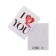 Mini-postcard "I love you" diamond, 9 x 7 cm