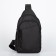 Sling bag ZFTS, from textiles, black color