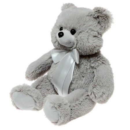 Soft toy "Bear Sasha", 50 cm, gray color-1