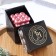 Figure candle "Babble" Big Cube, 5x5x5 cm, pink mother of pearl, in the box