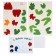 New Year's application with polygonal figures "New Year. Tiger "