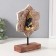 Souvenir Polystone "Meditation of the Buddha in Flower" Gold 5.5x13.2x23 cm