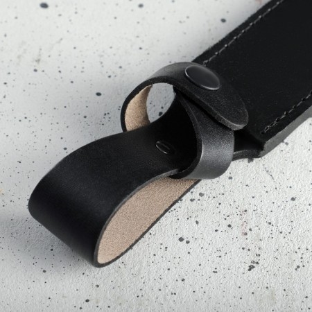 Case for a knife "Flame" for a blade 15 cm, leather-2