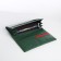 Women's wallet on magnet, green color