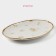 Porcelain shade Organic Gold, 30 × 21 × 2.5 cm, white color