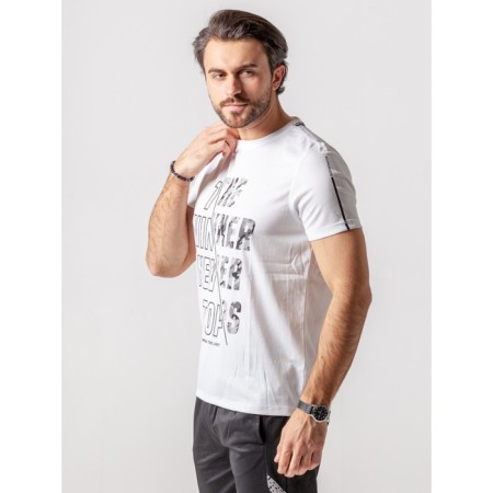 Sports T -shirt Male ISee, size 46, white color-12