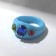 Ring "Shine" three inserts, color, size 17.5
