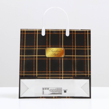 Black-gold cage package, soft plastic, 30 x 30 cm, 120 μm-1