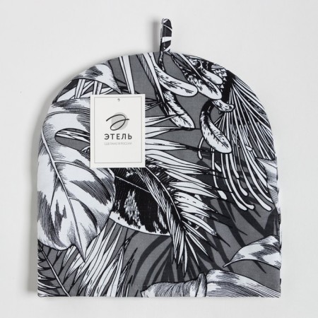 Growd on the kettle Ethel Palm Leaves 28x28 cm, 100% cotton, sarzha 190 g/m2-4