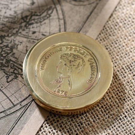 Compass "Mirage" brass 6x6x2 cm-1