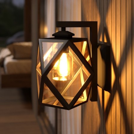 Lamp wall street Elektrostandard, Ambra, 360x280x335 mm, E27, black color