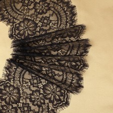 Lace cilia, 215 mm × 3 ± 0.5 m, black color