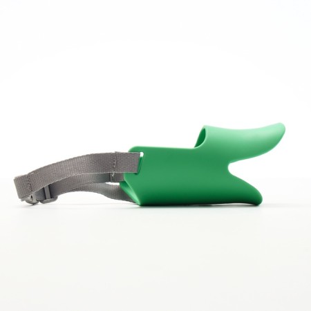 Silicone fixing muzzle, size L (ohm 17 cm, Osh 19-35 cm), green-5