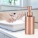 Liquid soap dispenser, 250 ml, stainless steel, bronze color