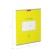 Notebook of 18 sheets in the Erichkrause Bright cage "Classic", cover coated cardboard, OFSET block, yellow