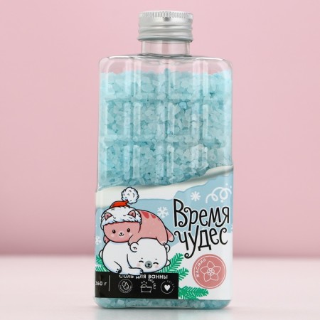 Bath salt "Time of Miracles", 360 g, jasmine aroma, pure happiness-3