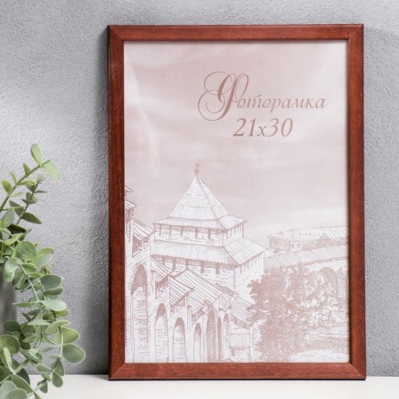 Photo frame pine С14 01/6 wenge 21x30 cm (plastic screen)