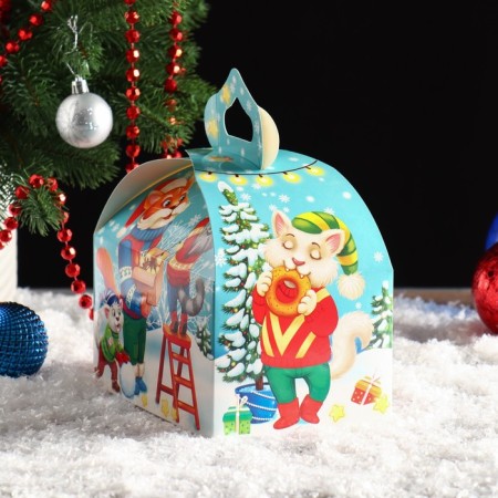 Gift box "Friendly Family", chest, 18.5 x 12.5 x 16.5 cm-3