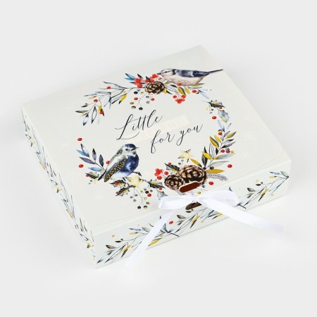 Folding Gift Box "Magic New Year", 20 x 18 x 5 cm, without tape, New Year-2