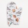 Set of kitchen shares Oleander: mittens 20x27 cm, severity 19x19 cm, 100% cotton