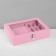 Steam for jewelry "Casket", 7 stripes, 9 cells, 20.5 × 15 × 5 cm, pink color