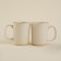 A set of porcelain mugs SL Home "Leggero", beige color