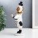 Polystone souvenir "Clown in a striped suit" Black and white with gold 18x7x10 cm