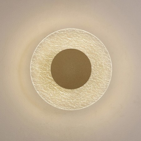 Wall lamp Mantra Jewel, Led, 750lm, 3000k, 42 ​​mm, gold color