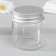 Decor for creativity Glass "Jars with a lid" silver 4.7x4.7x5 cm