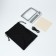 Folding magnifier, multiplicity 4, lens 105*60mm, backlight
