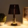 Table lamp "Lida" 1x40W E27 Black/gold 21x21x36cm