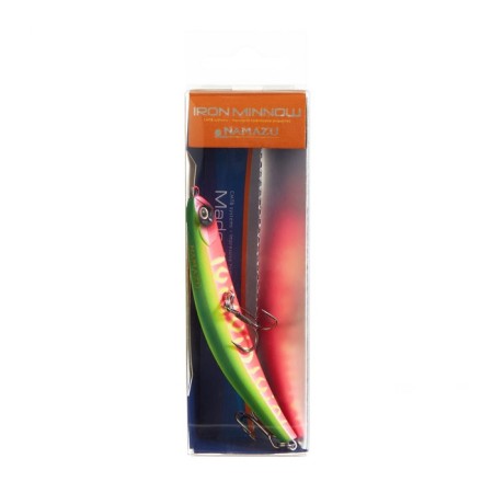 Namazu Iron Minnow Wobbler, 9 cm, 6 g, mine, floating (0-0.5 m), color 9-1