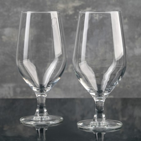 Set of glass glasses for beer "Selest", 450 ml, 2 pcs