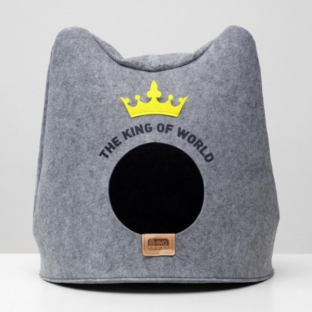 House for animals from felt "Royal Ushastik", 46 x 46 x 43 cm-5